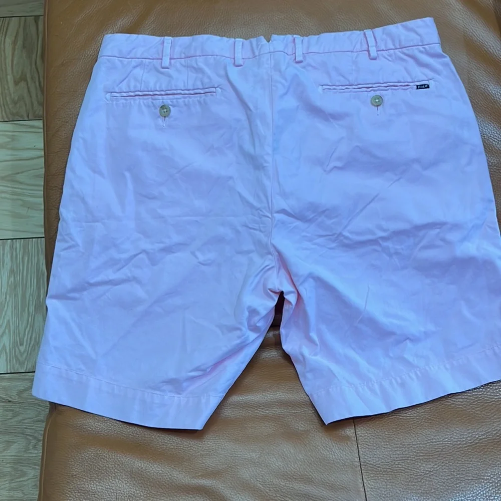 New Polo Ralph Lauren men’s Short. Sz 43. Cotton. Soft pink